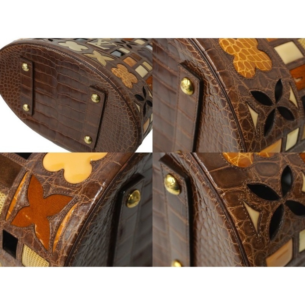Louis Vuitton Bag Ordinaries Extra Shoulder Brown Croco - Picture 7 of 10